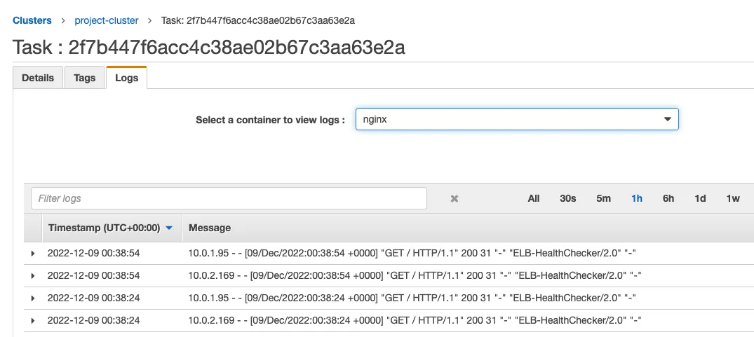 How to Deploy a Flask Application Using NGINX on AWS ECS — Part 3 tutorial screenshot 22